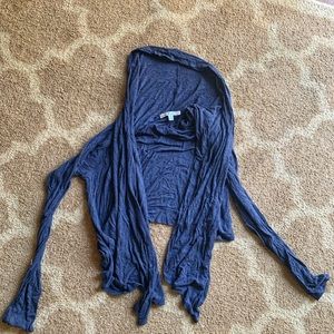 CAbi blue crop sweater
